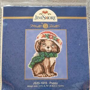 Mill Hill Jim Shore Puppy Beaded Cross Stitch Ornament Kit JS20-1915 2019 NEW